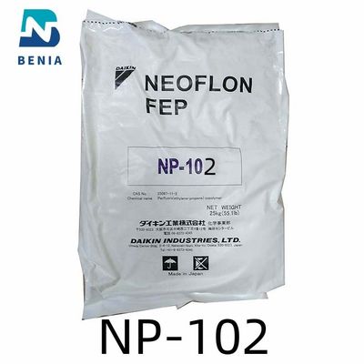 Resistente químico plástico de Neoflon NP-102 del fluoropolímero de DAIKIN FEP
