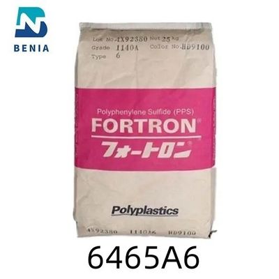 La resina el 65% UL94 reforzado con vidrio V0 de Polyplastics PPS Durafide 6465A6 PolyphenyleneSulfide califica todo el color