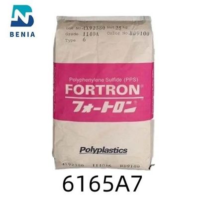 La resina el 65% UL94 reforzado con vidrio V0 de Polyplastics PPS Durafide 6165A7 PolyphenyleneSulfide califica todo el color