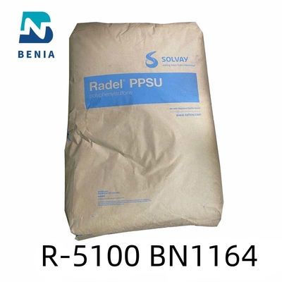 Opaco plástico de la ingeniería de la resina de Solvay PPSU Radel R-5100 BN1164 Polyphenylsulfone todo el color