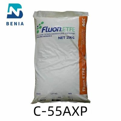 La pelotilla de la Virgen de los fluoropolímeros ETFE del AGC Fluon ETFE C-55AXP pulveriza EN EXISTENCIA todo el color