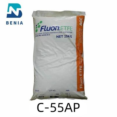 La pelotilla de la Virgen de los fluoropolímeros ETFE del AGC Fluon ETFE C-55AP pulveriza EN EXISTENCIA todo el color