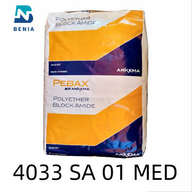 La Virgen del elastómero del SA 01 MED Polyamide Medical Applications Thermoplastic de Arkema Pebax 4033 granula todo el color