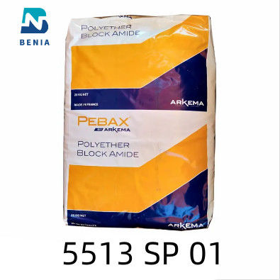 El calor termoplástico del elastómero del SP 01 de Arkema Pebax 5513 y la Virgen resistente ULTRAVIOLETA granulan todo el color