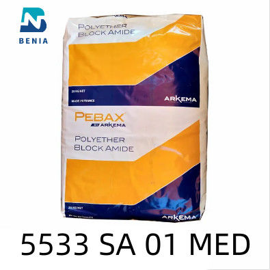 La Virgen del SA 01 MED Thermoplastic Elastomer Medical Application de Arkema Pebax 5533 granula todo el color