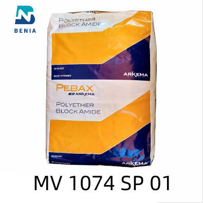 El calor termoplástico 1074 del elastómero del SP 01 de Arkema Pebax milivoltio y la Virgen resistente ULTRAVIOLETA granulan todo el color