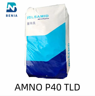 La pelotilla inyectada flexible de la Virgen de las piezas del gránulo de la poliamida de Arkema Rilsamid AMNO P40 TLD pulveriza todo el color