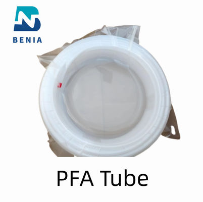 Tubo transparente de PFA, resistencia a altas temperaturas del tubo de PFA, alta resistencia a la corrosión del tubo de PFA