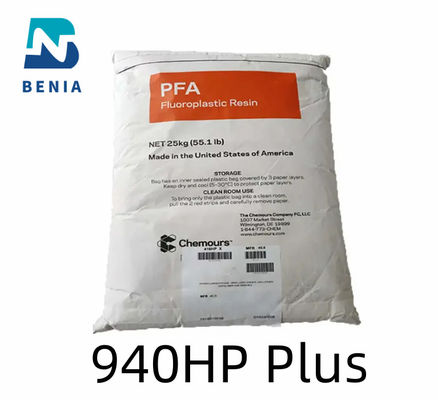 Dupont PFA 940HP Plus Perfluoroalcoxy PFA Pellet virgen en polvo para semiconductores