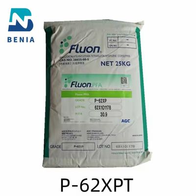 AGC Fluón PFA P-62XPT Perfluoropolímeros PFA Pellet en polvo virgen en stock
