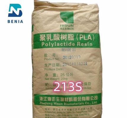 HISUN PLA Resin REVODE 213S Polylactic Acid Biobased PLA Pellets para productos biodegradables y compostables