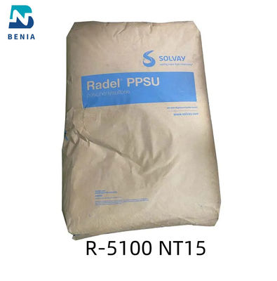 Solvay PPSU Radel R-5100 NT15 Ingeniería plástico resina opaca